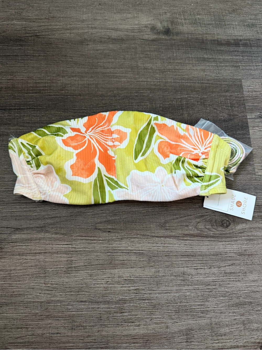 Floral Bandeau Headband in Lime & Coral by Shade & Shore